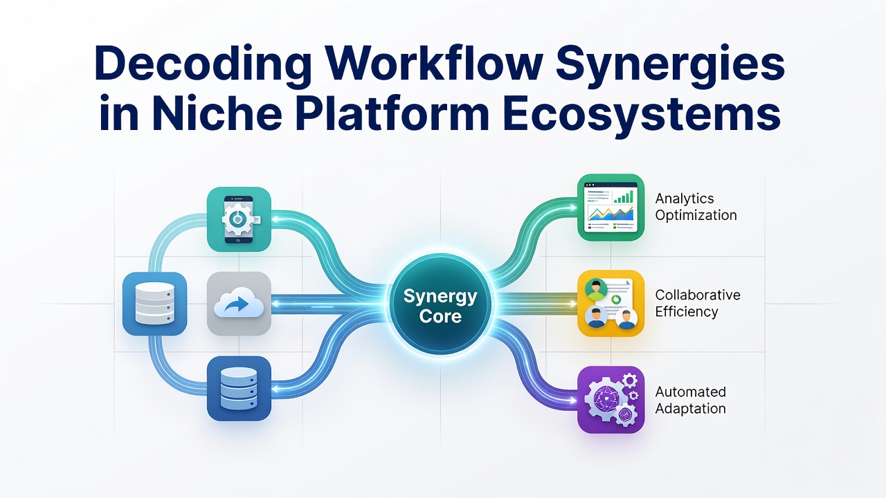Decoding Workflow Synergies in Niche Platform Ecosystems